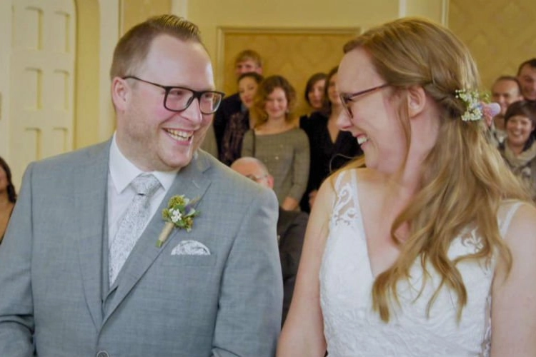 Heel vreemd wat er bij Joke uit 'Blind Getrouwd' gebeurde op haar huwelijksdag